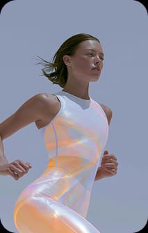 A runner representing movement signals