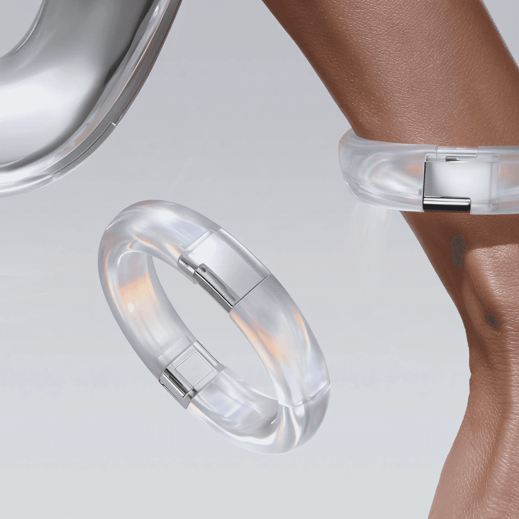 A collection of futuristic health wearables