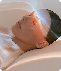 A woman resting while cognitive readiness recovers