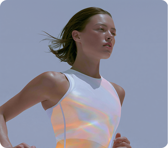 An athletic woman building strength and endurance through movement